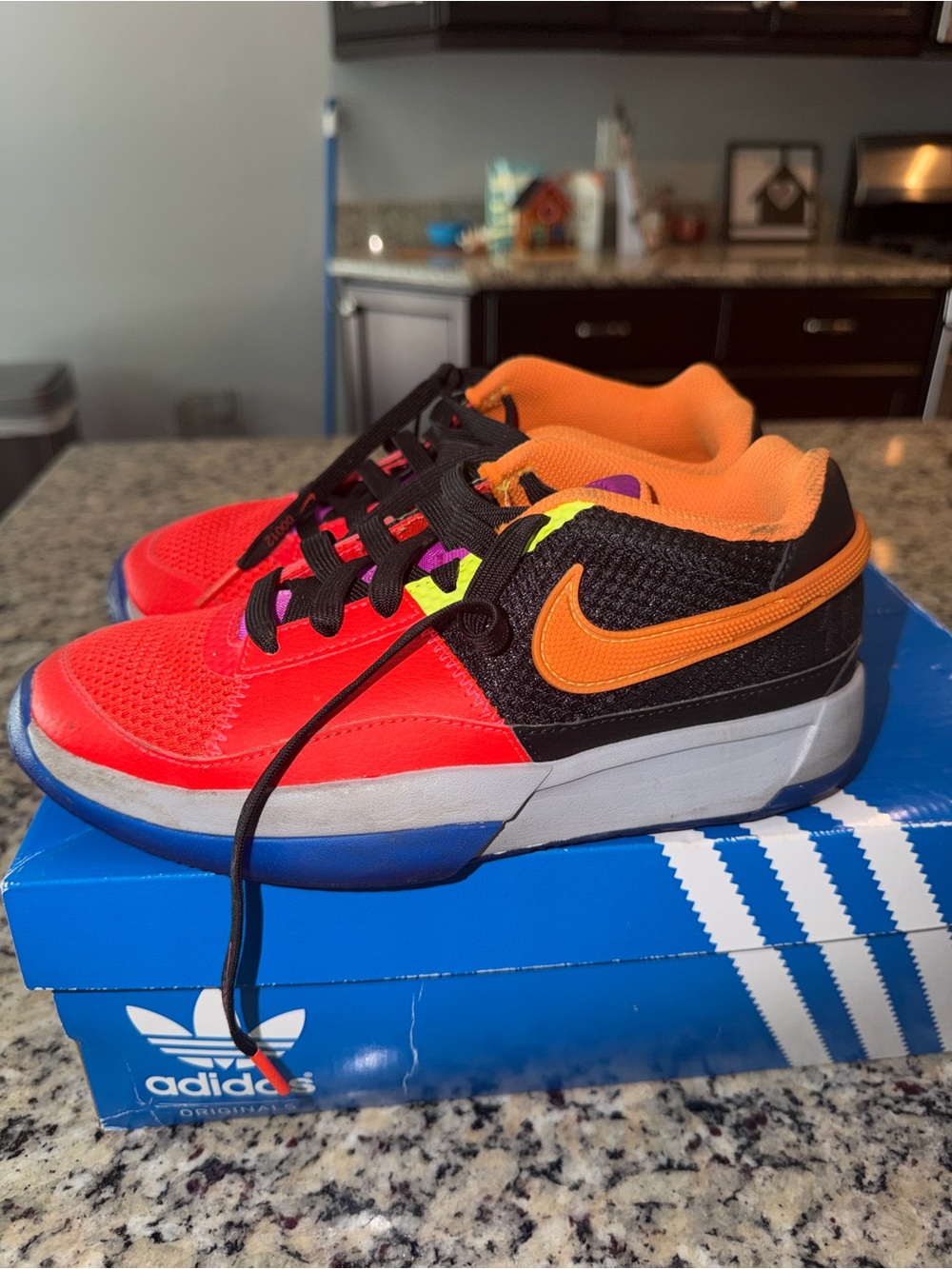 Size 4Y Nike JA 1 Allstar Check  (GS) SKU FZ8326-001 Used No Box
